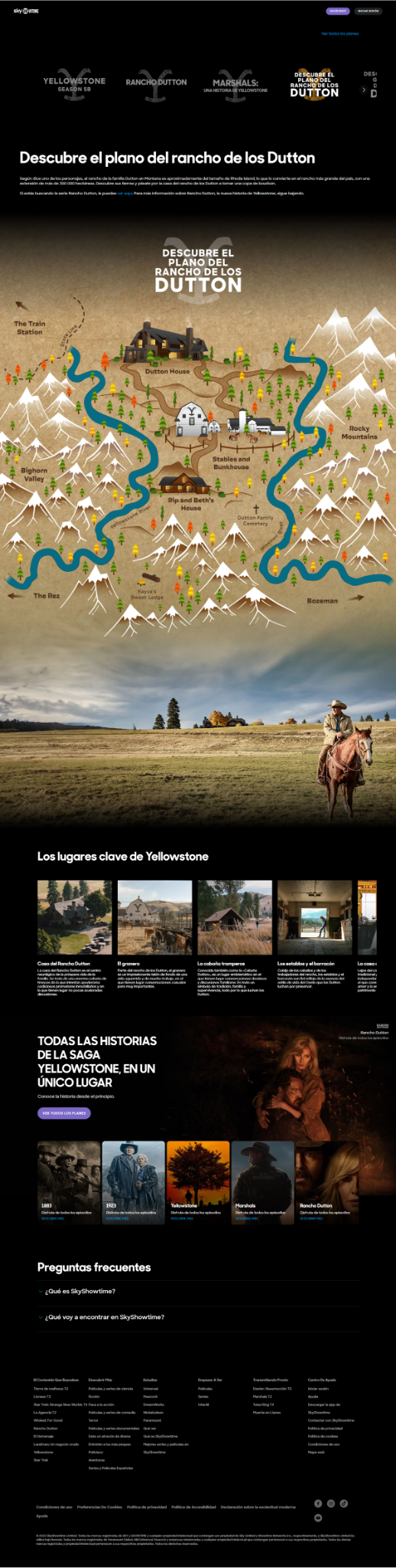 Dutton Ranch map page
